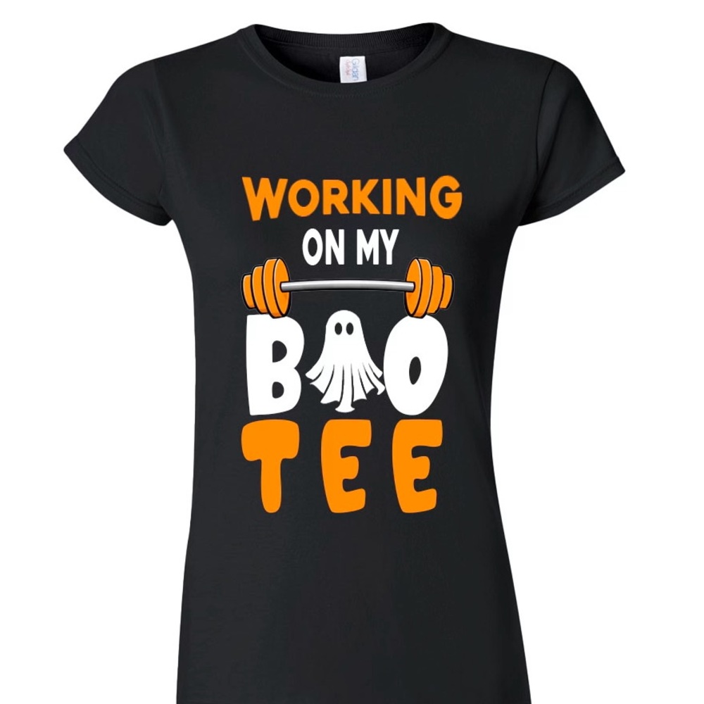 Halloween gym ghost shirt